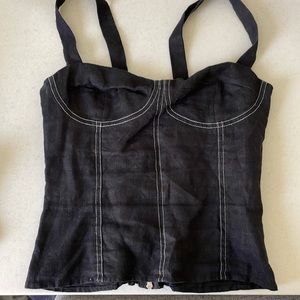 Reformation corset top